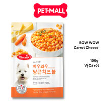Phô mai viên Petsmix Carrot Cheese 100g - Vị Cà rốt Petmall