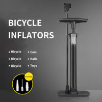 Pho- Tay cầm tiện dụng cực rộng Đế chống trượt Thùng nhôm một mảnh Máy bơm xe đạp có hộp phụ kiện Áp suất cao Bộ bơm hơi lốp xe đạp tốc độ nhanh Bộ sửa chữa xe đạp