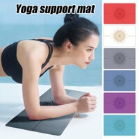 Pho- Thảm Tập Yoga Cao Su Siêu Mềm Dày Chống Mài Mòn Chống Phai Màu Di Động Mini Phụ Trợ Miếng Lót Chống Trơn Trượt Gối Đệm Thảm