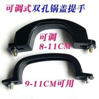 (Phổ thông) Tay cầm có nắp bằng gỗ nhựa HAI LỖ, nhà bếp, phụ kiện Nắp nồi nhôm sắt lớn, túi Tai nồi