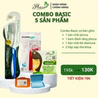 Phoca cho người niềng răng, combo 5 món vệ sinh răng miệng giúp trắng răng Byphoca