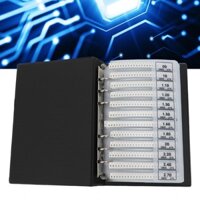 Phoenixshop 0805 0R-10M Bộ điện trở SMD 170 Giá trị x 50pcs Mỗi thư mục phân loại sách mẫu chính xác 1% cho các thành phần điện tử