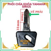 Phôi chìa khóa xe máy sirius đời đầu - Chìa vế phải