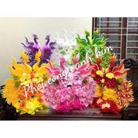 Phôi Công xốp dẻo trang trí nghệ thuật tháp oản, thờ cúng (1 ĐÔI size 60cm, gồm thân , cánh , đuôi)
