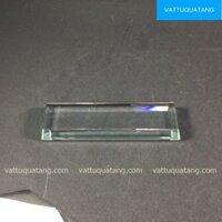Phôi kỷ niệm chương pha lê bát giác - in chuyển nhiệt