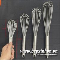 Phới lồng đánh trứng, bột inox dày 10''