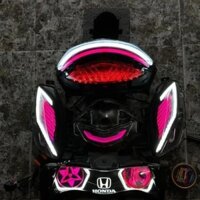 Phôi mica demi và hậu SH đời 2020 đến 2023 đã lên hình dùng để đi led audi không lộ nhân led