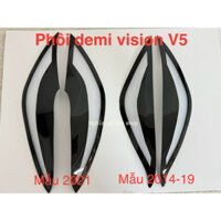 Phôi mica demi vision mẫu V5 chế audi i8 a7 đơn giản( 1 cặp)