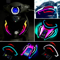 Phôi mica gắn sẵn Led Audi A11 gắn demi và hậu Vision đời 2018 - 2025 đã lên hình sẵn, chống lộ Led