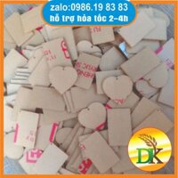 Phôi móc khóa mica [100 cặp - 200 miếng]