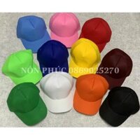 PHÔI NÓN TRƠN IN QUẢNG CÁO THỜI TRANG - XANH CHUỐI