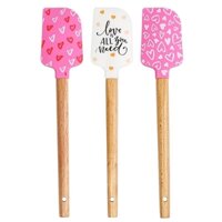 Phới silicon sắc màu cán gỗ size 25cm (giao mẫu ngẫu nhiên)