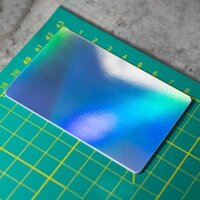 Phôi Thẻ Nhựa Màu Nhũ 7 Màu Đa Sắc - Hiệu Ứng Hologram Đổi Màu Lấp Lánh (NFC 216 PVC Cards)