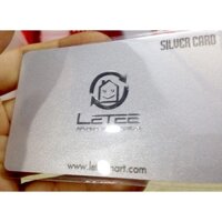 Phôi thẻ nhựa - Phôi nhũ bạc