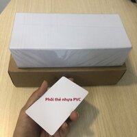 PHÔI THẺ NHỰA PVC TRẮNG IN TRỰC TIẾP (ATM) [SET 100 THẺ]