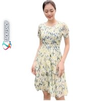 [Phom dáng bao đẹp] Váy Đầm Voan Hoa Thiết Kế 2 Tầng Xinh Xắn