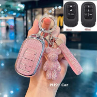 (Phôm Khóa Bo Tròn) Ốp Chìa Khoá Honda HRV 2022 2024, CRV All New, Civic 2022 , 2023, Accord, NEW Civic