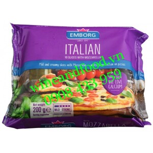 Phomai mozzarella hiệu emborg 200g