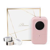 Phomemo D30 Bluetooth Label Maker Machine-with 3 Roll Adhesive Labels, Portable Label Printer Thermal Wireless Sticker Maker, Small tag Machine Eas...