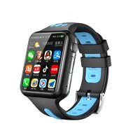 Phone Watch, Children's Primary School Students, Smart Boys and Girls Waterproof, Listen to Music, Phone Watch (Color : Black Pink)