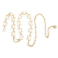 Phong Cách Chanel Dây Thắt Lưng Kim Loại Nữ Tính Khí Rỗng Thắt Lưng Vàng Mỏng Dây Xích Đầm Phụ Kiện Niche Hợp Thời Trang