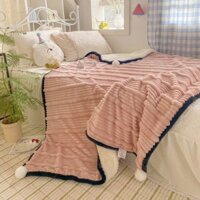 Phong Cách Công Chúa Chăn Lông Thỏ Sang Trọng Cao Cấp Nhẹ Nhàng Chăn Che Thảm Che Phòng Ngủ Ngủ Trưa Văn Phòng Ký Túc Xá