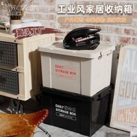 Phong cách công nghiệp hộp đựng sách học sinh bằng nhựa hộp đựng sách hộ gia đình đựng đồ lặt vặt h