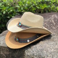 Phong Cách Dân Tộc Jazz Mũ Rơm Nữ Mùa Hè Du Lịch Chống Nắng Mũ Biển Kỳ Nghỉ Rơm Đi Biển Mũ Đi Biển Nam Phù Hợp Với