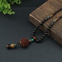 Phong Cách Dân Tộc Kim Cương Bồ Đề Gỗ Đàn Hương Mặt Dây Chuyền Vòng Cổ Nữ Dài Phật Series Hạt Cao Cấp Áo Len Dây Xích Nam Vải Lanh Cotton Phụ Kiện20250217