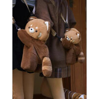 phong cách dễ thương Túi búp bê hoạt hình Túi đeo vai Little Raccoon Body Bag Túi đeo chéo