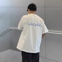 Phong cách đường phố cao cấp Mỹ in chữ đơn giản Áo thun nam tay ngắn giản dị Áo sơ mi quá khổ cỡ lớn Đồ họa Tee Xu hướng đường phố Áo