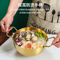 Phong Cách Hàn Quốc Cao Ramen Nồi Hải Sản Nồi Canh Đôi Tai Ngoài Trời Nồi Nhỏ Lẩu Khô Mì Nấu Nồi Đặc Biệt