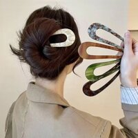 Phong cách Hàn Quốc, kẹp tóc búi cao cấp, kẹp tóc hình chữ U, phụ kiện tóc thời trang đơn giản, hiện đại, phong cách cổ điển, kẹp tóc đa năng