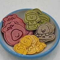 Phong Cách Hàn Quốc Năm Rắn Túi May Mắn Bánh Quy Khuôn Dễ Thương Rắn Thịnh Vượng Túi Đựng Tiền Cookie Fondant Đẩy Loại Dụng Cụ Nướng Bánh