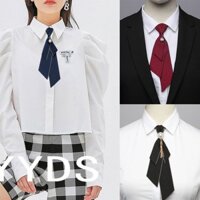 Phong Cách Hàn Quốc Thắt Nơ Cho Nữ Trong Năm, Áo Sơ Mi Trắng Phong Cách Sân Màu Trơn Cho Nữ Trong Năm, Người Nổi Tiếng Internet Màu Xanh Đa Năng Cà Vạt Đẹp Trai