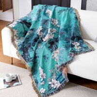 Phong Cách Hoa Dệt Kim Sofa Ném Chăn Đan Sofa Khăn Trang Trí Slipcover Trang Trí Nhà Tấm Thảm