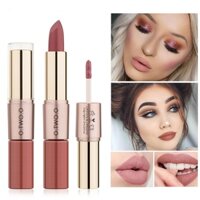 Phong Cách Học Sinh · Son Môi Trang Điểm Thái Màu Khỏa Thân Lip Glaze Hai Đầu Matte Chống Thấm Nước Không Phổ Biến Niche Sản Phẩm Trong Nước Châu Âu Mỹ Trang Điểm Trà Sữa Bút Chì Môi Đất Sét