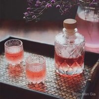 [Phong cách Ins phải có] chai rượu vang Mini thanh lịch, phong cách cà phê cổ điển, kín khí và ngăn cách, thích hợp cho rượu vang trái cây và rượu mạnh