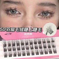 Phong cách lông tơ máu hỗn hợp Barbie Lông chồn mắt to Lông mi giả D Sang trọng Phong cách Barbie Hot Girl Lông mi dày xoăn