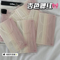 Phong cách Mặt nạ dùng một lần Nữ có giá trị cao Gradient Màu sắc cầu vồng In hình dành cho người lớn 2 lớp Mặt nạ chống bụi phong cách siêu mỏng 0310