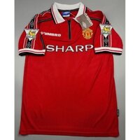 [Phong cách mới] 98-99 Manchester United BECKHAM SOLES SOLSKJAER Số đổ xô Áo thun tùy chỉnh tại nhà chất lượng hàng đầu