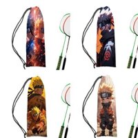 Phong Cách Mới Cầu Lông Chuyên Dụng Túi Dây Rút Naruto Series Anime 3D In Dây Rút Một Vai Túi Vợt Cầu Lông