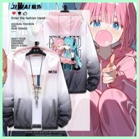 Phong Cách Mới Chống Nắng Quần Áo Bocchi the rock Goto Hitori Lonely rock Anime Hatsune Miku Hàng Hóa Chống Nắng Quần Áo Áo Áo Khoác Nam Nữ Mùa Hè Hai Chiều Đau Quần Áo Hợp Thời Trang Hatsune Miku