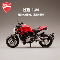 Phong Cách Mới-Đầm Chính Hãng Số Lượng Lớn Ducati Ducati Mô Phỏng 1 / 24 Mô Hình Xe Máy Đài Loan 7-11 Limited