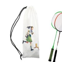 Phong Cách Mới Dây Rút Vợt Cầu Lông Túi F Phong Cách Mới Anime Ling Ya Hành Trình Vợt Cầu Lông Túi Hai Chiều Cao Cấp Thể Thao Dung Tích Lớn Dây Rút
