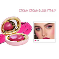 Phong cách mới Dễ dàng tô màu Phấn má hồng ba chiều Làm sáng tự nhiên Kem má hồng đơn sắc Mỹ phẩm trang điểm