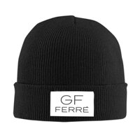Phong Cách Mới GF Ferre (2) Mũ Len Dệt Kim Ấm Áp Trượt Tuyết Hip-Hop Mũ Co Giãn Topi Dạo Phố Unisex Mũ Dệt Kim Uốn Mũ Thời Trang Hàng Có Sẵn