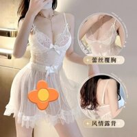 Phong Cách Mới Gợi Cảm Bộ Đồ Ngủ Nữ Ren Váy Ngủ Đẹp Bộ Đồ Ngủ Tinh Tế Homewear