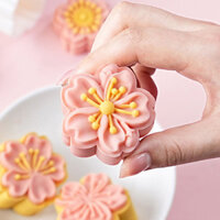 Phong Cách Mới Hoa Anh Đào Khuôn Bánh Trung Thu Bấm Tay Món Tráng Miệng Bánh Ngọt Tự Làm Ba Chiều Bánh Đậu Xanh Gia Đình Nướng Bánh