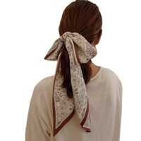 Phong Cách Mới Hợp Thời Trang Ruy Băng 14 * 150 Lụa Sắc Nét Góc Dài Khăn Lụa Phù Hợp Với Trang Trí Túi Thắt Lưng Cổ Ruy Băng Lớn